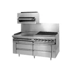 image of Jade JMRH-36GT 36" Gas Heavy Duty Range, 36" Full Griddle w/ Thermostatic Controls, Modular & Open Legs Base, 90.000 BTU