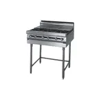 image of Jade JMRH-5ST 60" Gas Heavy Duty Range w/ (5) Open Burners, (5) Hot Tops, Modular & Open Legs Base, 250.000 BTU