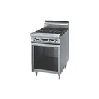 image of Jade JTRH-6 36" Gas Heavy Duty Range w/ (6) Open Burners, Cabinet Base, 210.000 BTU