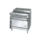image of Jade JTRHE-4-3-36 36" Gas Heavy Duty Range, (7) Open Burners w/ (3) Step Up, Standard Oven, 185.000 BTU