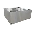 image of John Boos C2H-60-2-X Condensate Hood, Box Type w/ Full Gutter, Hanging Brackets