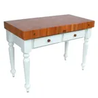 image of John Boos CHY-CUCR04 Heritage Rustica Butcher Block