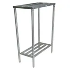 image of John Boos CLR06 NSF Stainless Steel 2 Shelf Cooler Rack - 21" x 47" x 60"