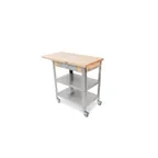 image of John Boos CUCE40 Cucina Elegante Cart, 40"W X 20"D X 35"H Overall Size