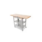 image of John Boos CUCE50 Cucina Elegante Cart, 50"W X 20"D X 35"H Overall Size
