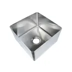 image of John Boos CUT1416144 Weld-In Undermount Sink, 1-Compartment