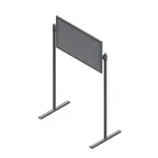 image of John Boos DM-60-S24 Demo Mirror, Table Mounted, 49-1/4"W X 22-1/2"H