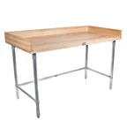 image of John Boos DNB17-X Work Table, Baker'S Top, 96"W X 36"D X 39-1/4"H Overall Size