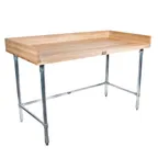 image of John Boos DSB05 Work Table, Baker'S Top, 120"W X 24"D