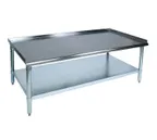 image of John Boos EES8-3015SSK-X Equipment Stand, Open Base, 15"W X 30"D X 24"H
