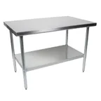 image of John Boos FBLG8424-X Economy Work Table, 84"W X 24"D