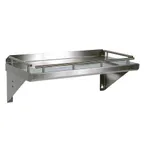 image of John Boos GRWS24 Cucina Mensola Grande Stainless Steel Wall-Mount Shelf - 24"W X 12"D
