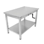 image of John Boos LT6-3072SSW Ada Work Table, with Adjustable Height