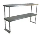 image of John Boos OS-ED-1860-X Economy Overshelf, Double, 60"W X 18"D