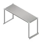 image of John Boos OSE16FK-1272 72" Table-Mounted Overshelf