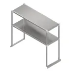 image of John Boos OSE26FK-1272 Overshelf, Double, 72"W X 12"D