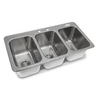 image of John Boos PB-DISINK101410-3-X 36" Drop-In Sink