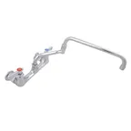 image of John Boos PBF-18-DJSLF 12" Wall / Splash Mount Faucet
