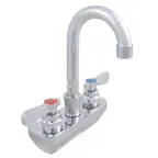 image of John Boos PBF-4SM-3MGLF Heavy Duty Faucet, Splash Mount, 3" Mini Gooseneck Spout