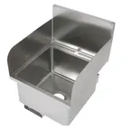 image of John Boos PBHS-W-1616-SSLR-X 18" Wall Mounted Hand Sink without Faucet -16 gauge/3 Splashes-flyer