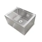 image of John Boos PBMS2016-12-X 24" Mop Sink, 20"W x 16"L x 12"D Bowl / Special Value