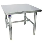 image of John Boos S16MS08 Machine Stand, Open Base, 20" W X 30" L X 20" H