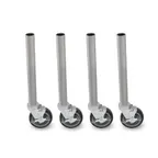image of John Boos SLEG-34.75C-4-X Legs with Casters, 5" Heavy Duty, Locking