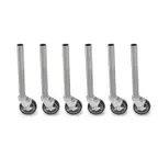 image of John Boos SLEG-34.75C-6-X Legs with Casters, 5" Heavy Duty, Locking