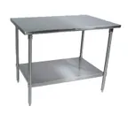 image of John Boos ST6-2496SSK-X Work Table, 96"W X 24"D