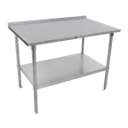 image of John Boos ST6R1.5-3624SSW Stainless Steel Top " 24" - 27" Work Table