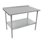 image of John Boos ST6R1.5-3648SSK-X 48" Stainless Steel Top 40" - Work Table