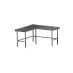 image of John Boos ST6R1.5-L2460SBK L Shaped Work Tables, 60" x 60" x 24" - 16 gauge