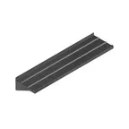 image of John Boos TS-S132-S Tray Slide, Stationary Design, Solid Ribbed, 132"W X 12"D