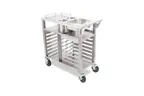image of John Boos TYC-1530-X Stainless Steel Teppankayi Cart w/ 14 Half Size Pan Capacity