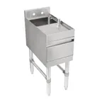 image of John Boos UBHS-2112-X Underbar Sink Units, 1 Compartment with Soap & Towel Dispenser - Flyer