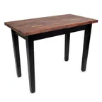 image of John Boos WAL-C4825 Blended American Black Walnut Table