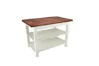 image of John Boos WAL-C4836-2S Blended American Black Walnut Table