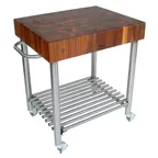 image of John Boos WAL-CUCD15 Cucina D'Amico Cart, 30"W X 24"D X 35-1/2"H Overall Size