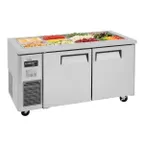 image of Turbo Air JBT-60-N 59" J Series Refrigerated Buffet Table, (2) Section, (12) Pan, 15.0 cu. ft.