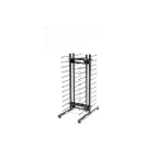 image of JackStack JS024C 24-Plates Countertop Plate Rack with Steel Construction and Black Powder Coated 