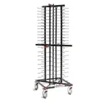 image of JackStack JS088 JS072, 88-Plates Mobile Plate Rack with Steel Construction and Black Powder Coated 