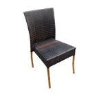 image of JMC Furniture OUTDOOR ALVARADO CHAIR Aluminum Frame Synthetic Wicker Side Chair