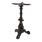 image of JMC Furniture TABLE BASE CAST IRON-DOLPHIN 16x16 Base Spread, Dining Height, Cast Iron