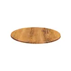 image of JMC Furniture TOPALIT 24 ROUND ATACAMA CHERRY Solid Surface Table Top
