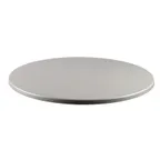 image of JMC Furniture TOPALIT 24 ROUND BRUSH SILVER Solid Surface Table Top