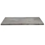 image of JMC Furniture TOPALIT 28X44 CONCRETE Rectangular Table Top, 28" x 44", 1-1/4" Thick Edge, Outdoor Use