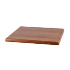 image of JMC Furniture TOPALIT 32X32 TEAK Square Table Top, 32x32, Teak Finish, Impact Resistant, Outdoor Use