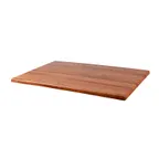 image of JMC Furniture TOPALIT 32X48 TEAK Topalit Table Top, 32" x 48", Teak, Outdoor Use, Rectangular, 1-1/4" Thick Edge
