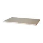 image of JMC Furniture TOPALIT 32X48 TRAVERTINE Rectangular Solid Surface Table Top, 32" x 48", 1-1/4" Thick Edge, Outdoor Use