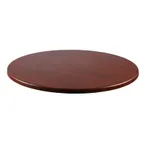 image of JMC Furniture TOPALIT 36 ROUND ACAJOU 36" Round Solid Surface Table Top, Acajou Finish, Outdoor Use